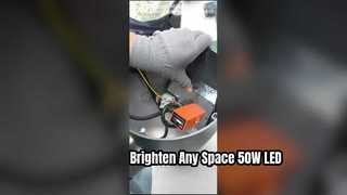 50W LED ফ্লাড লাইট কালার টেম্পারেচার 4000K রাস্তার জন্য ব্যবহৃত হয় • পার্ক • পাবলিক স্পেস