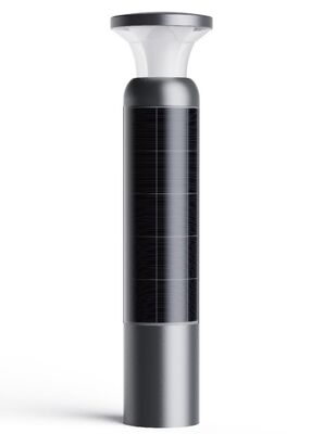 কেনা 3.2V 24AH Aluminum Solar Bollard With PC Lens And Glass Cover Waterproof IP66 Used In Parks. online manufacture